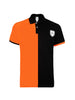 Black & Orange Shield Polo