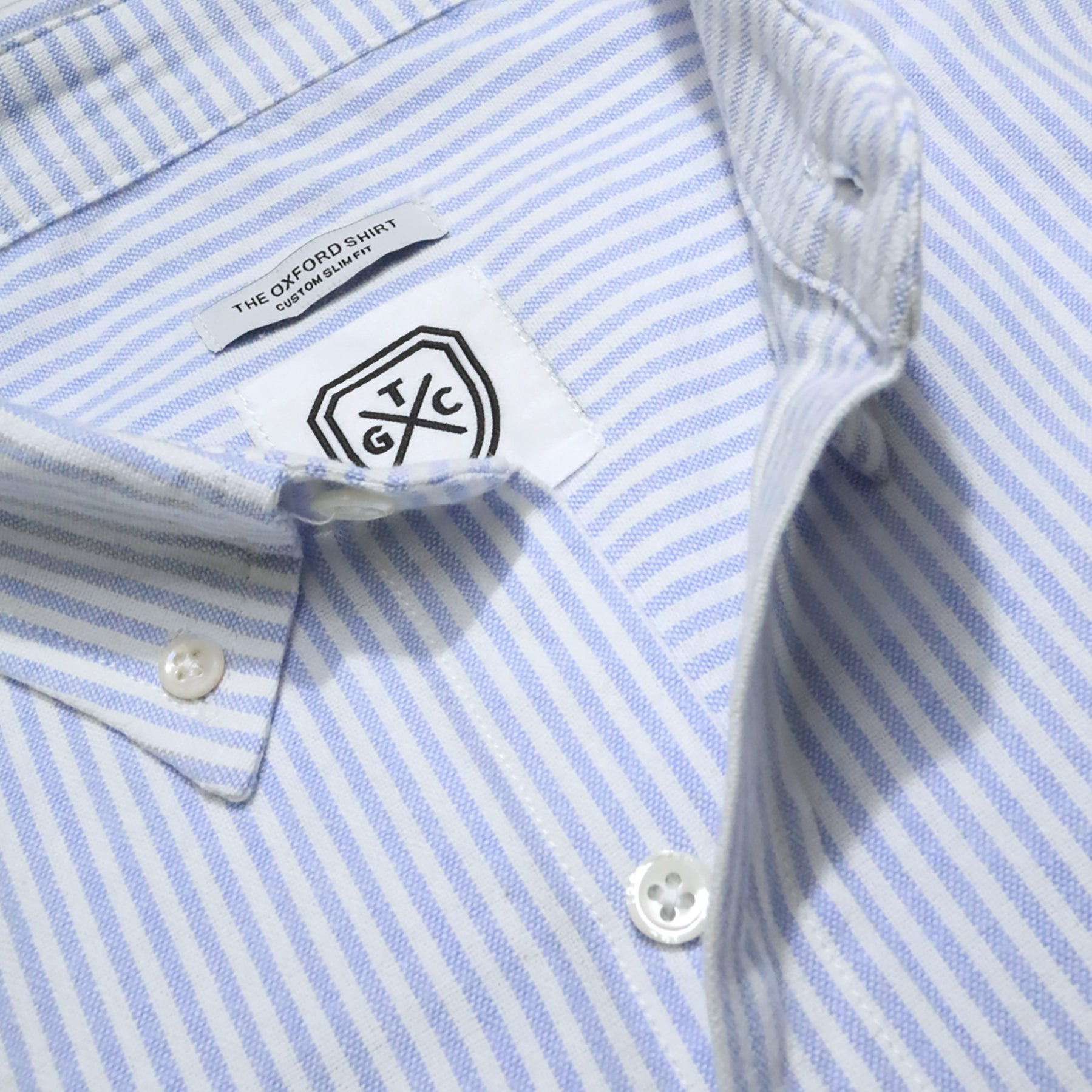 Blue Stripe Oxford Shirt